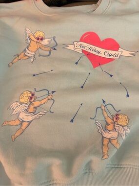 Living fully 'Not Today Cupid' cropped